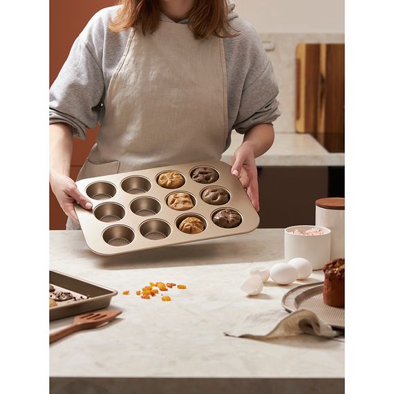 Форма для приготовления кексов и пирожных Bake Masters, 40х28 см, Liberty Jones, фото , изображение 6