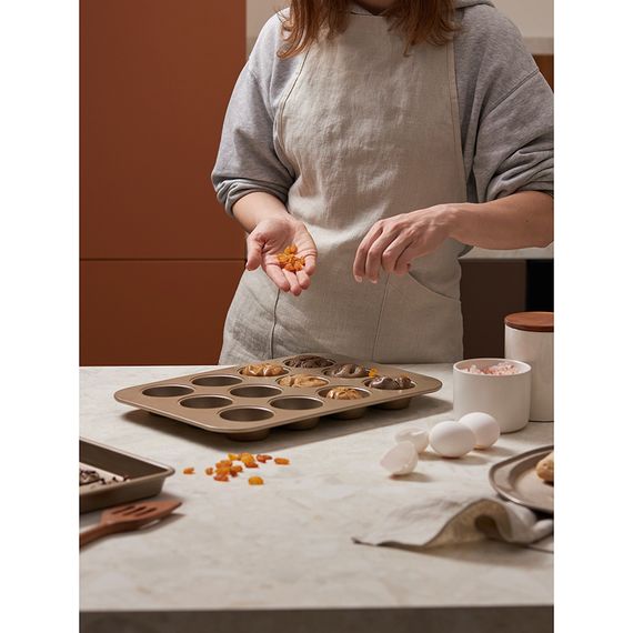 Форма для приготовления кексов и пирожных Bake Masters, 40х28 см, Liberty Jones, фото , изображение 2