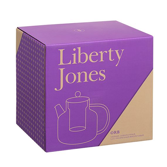 Чайник заварочный Orb, 1,2 л, фиолетовый/зеленый, Liberty Jones, фото , изображение 4