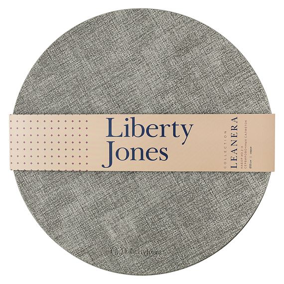 Набор из 2-х сервировочных салфеток Leanera, ?35 см, серые, Liberty Jones, фото , изображение 12
