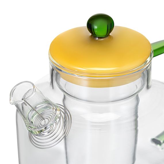 Чайник заварочный Orb, 1,2 л, желтый/зеленый, Liberty Jones, фото , изображение 3