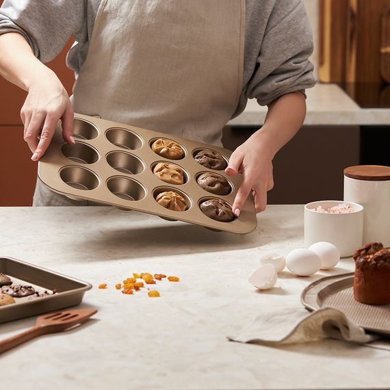 Форма для приготовления кексов и пирожных Bake Masters, 40х28 см, Liberty Jones, фото , изображение 5