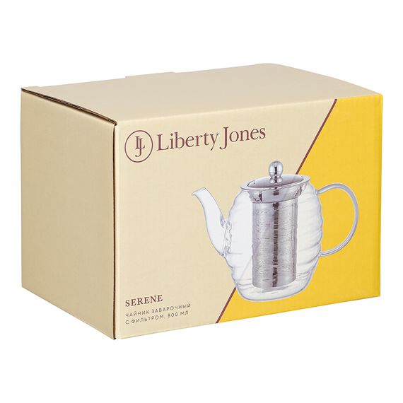 Чайник заварочный с фильтром Serene, 800 мл, Liberty Jones, фото , изображение 8