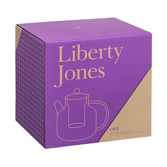 Чайник заварочный Orb, 1,2 л, желтый/зеленый, Liberty Jones, фото , изображение 4