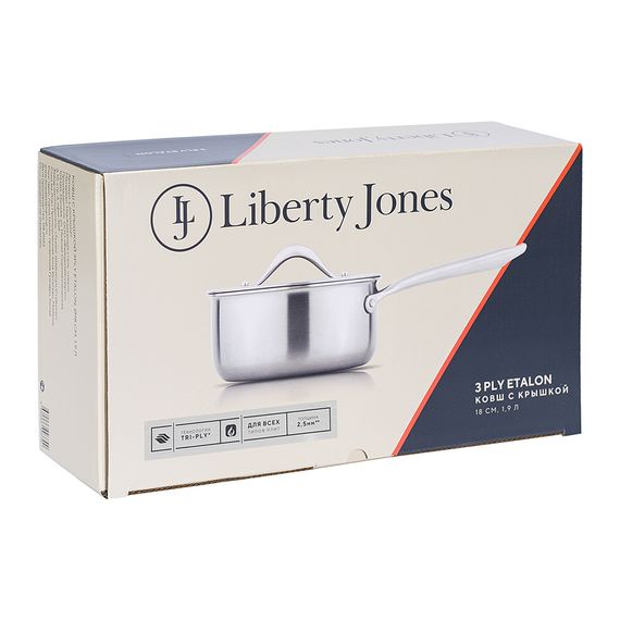 Ковш с крышкой 3Ply Etalon, ?18 см, 1,9 л, Liberty Jones, фото , изображение 15