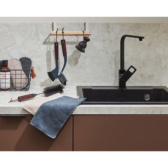 Набор салфеток из микрофибры Cozy Clean, 30х30 см, бежевые, 3 шт., Smart Solutions, фото , изображение 2