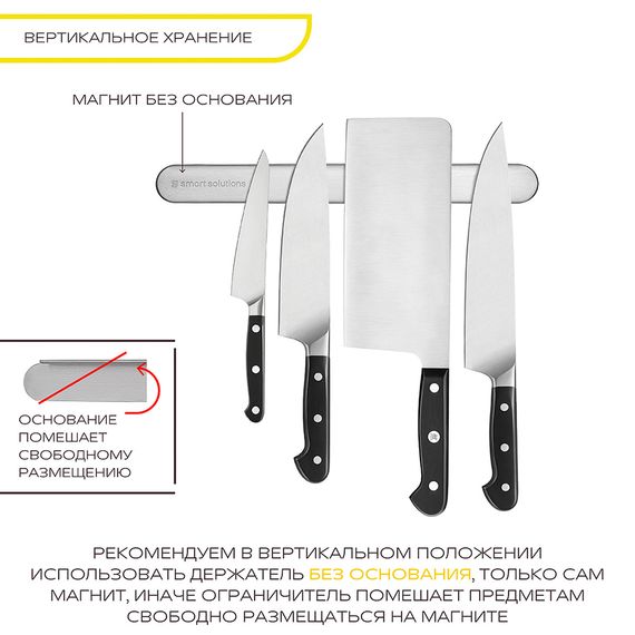 Держатель магнитный для кухонных инструментов SmartChef, Smart Solutions, фото , изображение 13