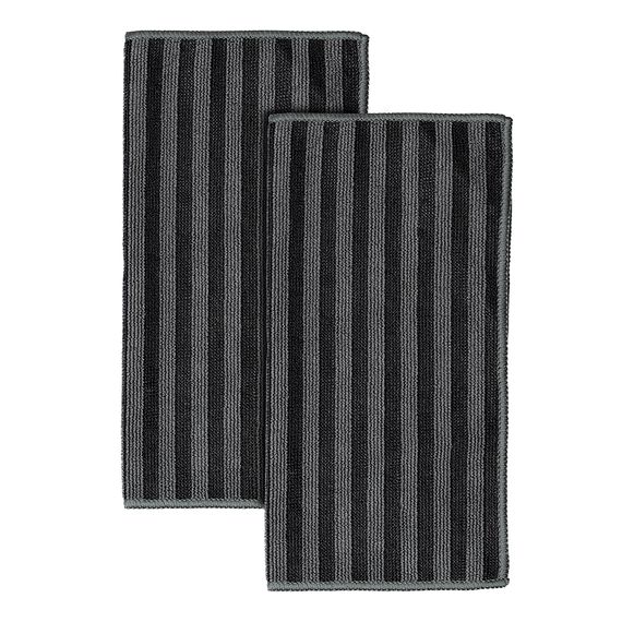 Набор салфеток двухсторонних для сильных загрязнений Cozy Clean, 30х30 см, темно-серые, 2 шт., Smart Solutions, фото 