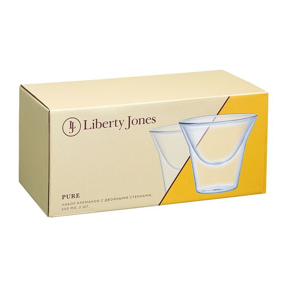 Набор креманок с двойными стенками Pure, 250 мл, 2 шт., Liberty Jones, фото , изображение 4
