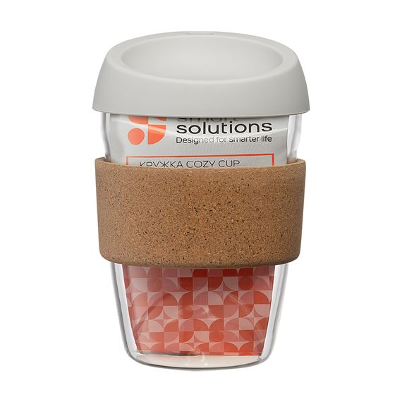 Кружка Cozy Cup, 350 мл, светло-серая, Smart Solutions, фото , изображение 4