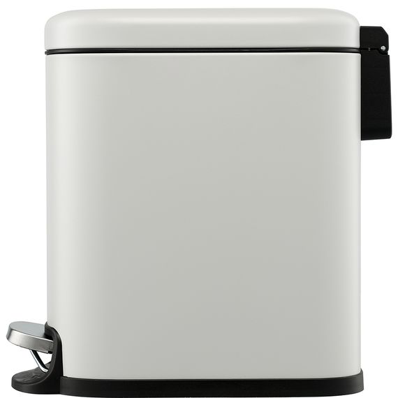 Ведро мусорное с педалью, светло-серое, 5 л, Smart Solutions, фото , изображение 3