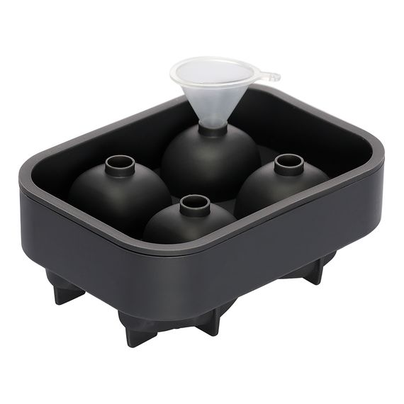 Форма для льда Ice skull, графит, Smart Solutions, фото , изображение 5