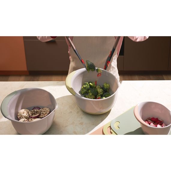 Набор емкостей для смешивания Mixy, пастель, 3 шт., Smart Solutions, фото , изображение 10