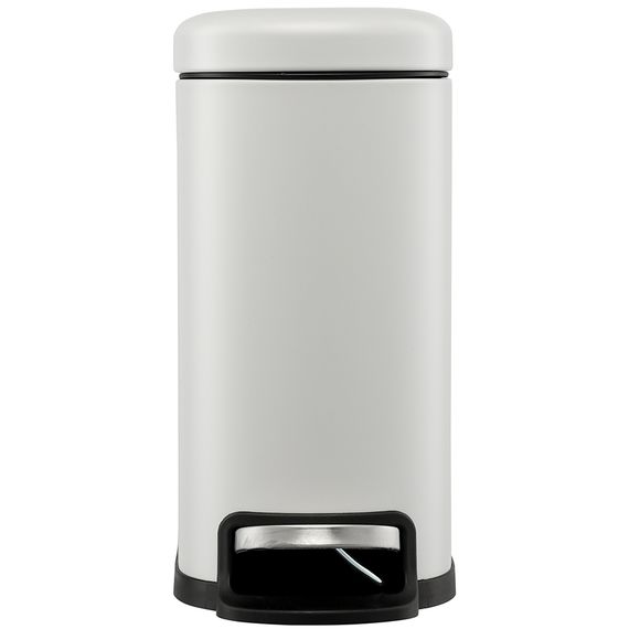 Ведро мусорное с педалью, светло-серое, 5 л, Smart Solutions, фото , изображение 2