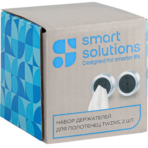 Набор держателей для полотенец Twins, 2 шт., Smart Solutions, фото , изображение 4