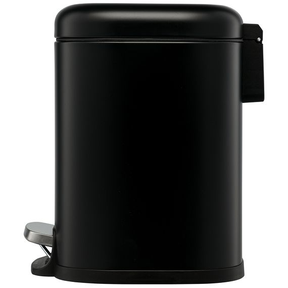 Ведро мусорное с педалью, графит, 6 л, Smart Solutions, фото , изображение 3