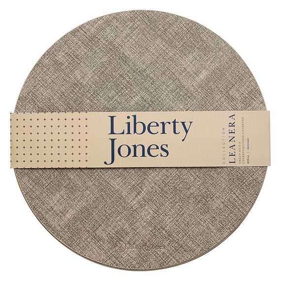 Набор из 4-х сервировочных салфеток Leanera, ?35 см, песочные, Liberty Jones, фото , изображение 11