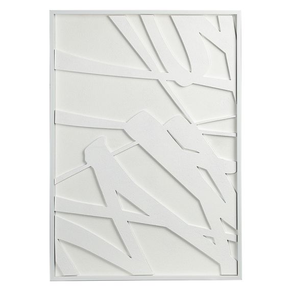 Панно декоративное с эффектом 3D Minimalism, с белой рамой, 70х100 см, Bergenson Bjorn, фото 