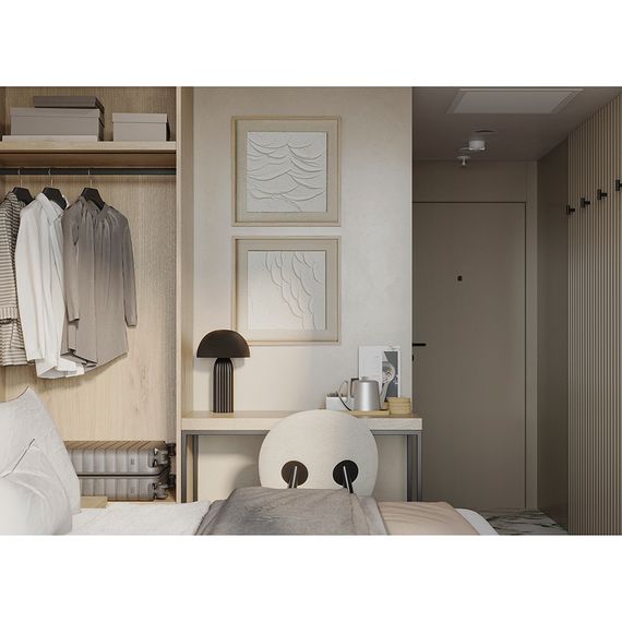 Панно декоративное с эффектом 3D Minimalism Flow, 50х50 см, Bergenson Bjorn, фото , изображение 3