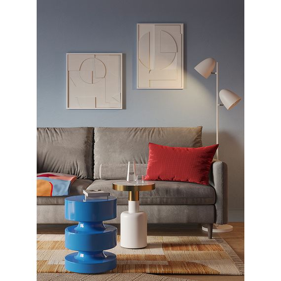 Панно декоративное с эффектом 3D Minimalism, с белой рамой, 50х70 см, Bergenson Bjorn, фото , изображение 3