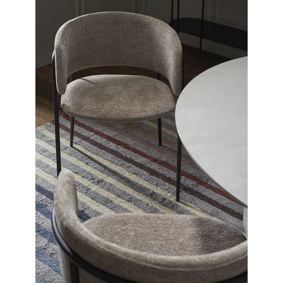 Стул Helning, мягкий шенилл, капучино, Bergenson Bjorn, фото , изображение 8