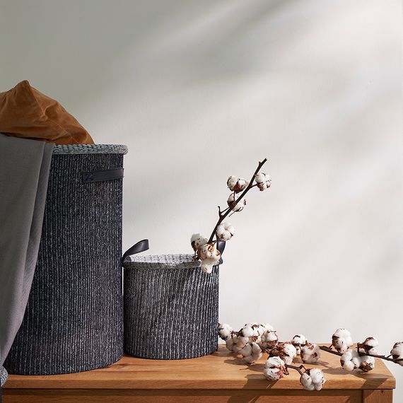 Корзина для хранения Sustainable collection, ?22х23 см, черная, Bergenson Bjorn, фото , изображение 4