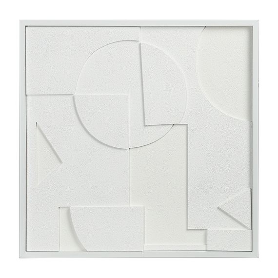 Панно декоративное с эффектом 3D Minimalism, с белой рамой, 60х60 см, Bergenson Bjorn, фото 
