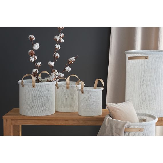 Корзина для хранения Sustainable collection, ?42х55 см, молочная, Bergenson Bjorn, фото , изображение 2