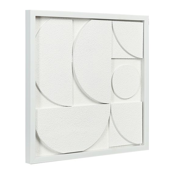 Панно декоративное с эффектом 3D Minimalism, с белой рамой, 40х40 см, Bergenson Bjorn, фото , изображение 4