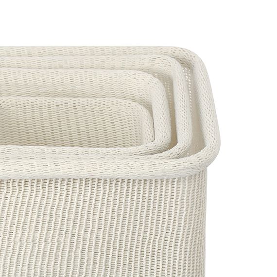 Набор из 4-х корзин для хранения Sustainable collection, молочный, Bergenson Bjorn, фото , изображение 14