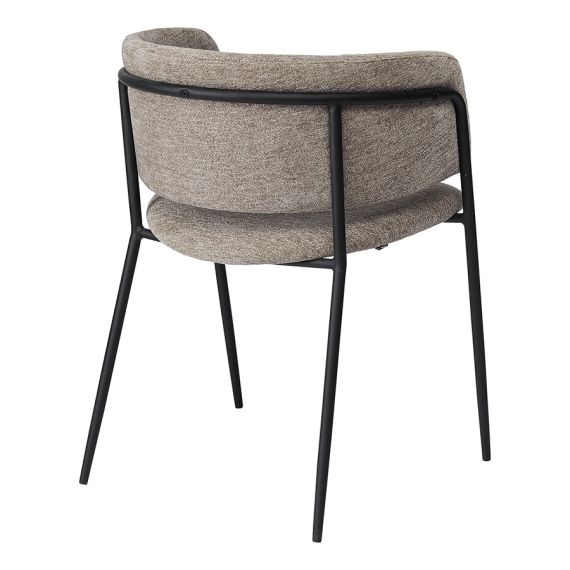 Стул Helning, мягкий шенилл, капучино, Bergenson Bjorn, фото , изображение 2