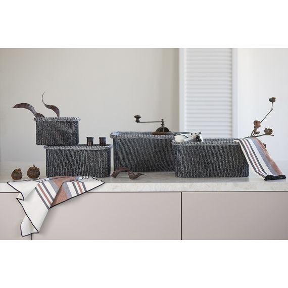 Набор из 4-х корзин для хранения Sustainable collection, черный, Bergenson Bjorn, фото , изображение 2