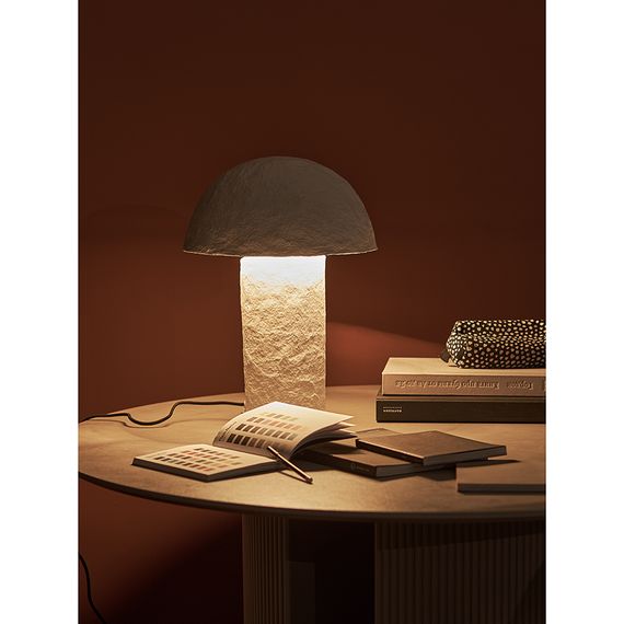 Лампа настольная Texture Sleek, ?32x42 см, белая, Bergenson Bjorn, фото , изображение 4