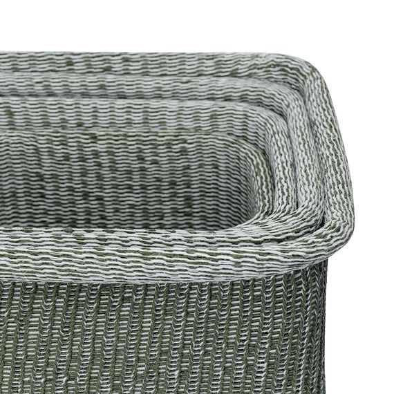 Набор из 4-х корзин для хранения Sustainable collection, оливковый, Bergenson Bjorn, фото , изображение 9