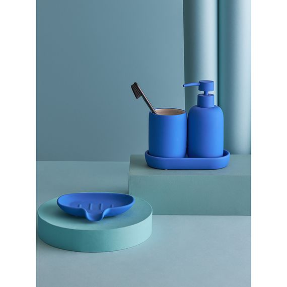 Стакан для зубных щеток Flow, синий индиго, Bergenson Bjorn Bath, фото , изображение 5
