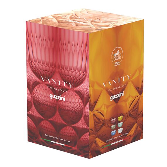 Набор чаш Vanity, 12 см, 6 шт., Guzzini, фото , изображение 9