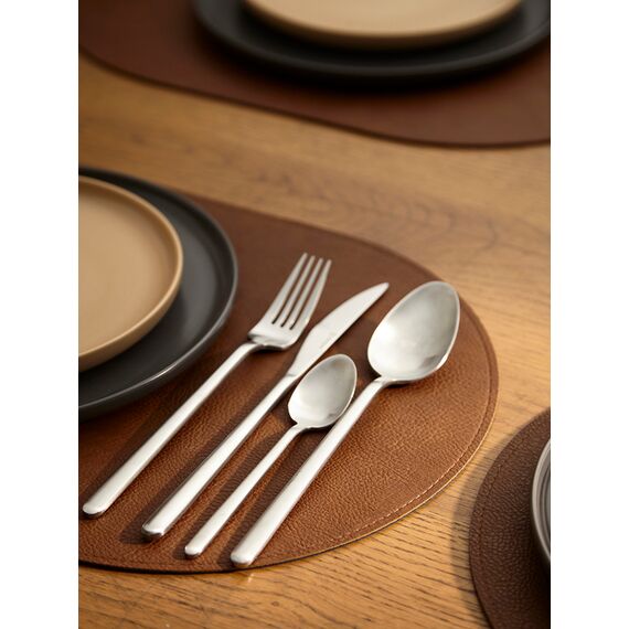 Набор столовых приборов Pure, серебристые матовые, 16 пред., Liberty Jones, фото , изображение 2