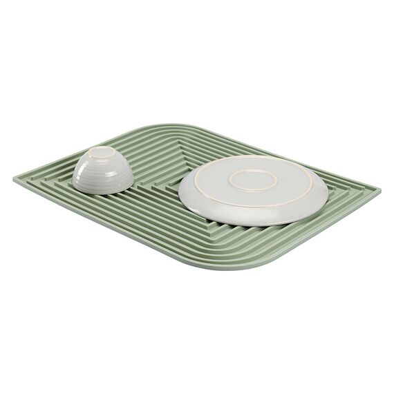 Коврик для сушки посуды Dry Flex, 34,6х44,6 см, шалфей, Smart Solutions, фото , изображение 6