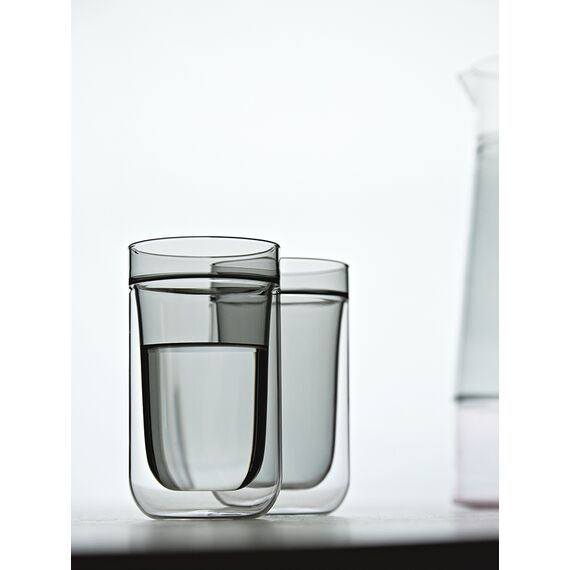 Набор стаканов Pure, 280 мл, дымчато-серые, 2 шт., Liberty Jones, фото , изображение 4
