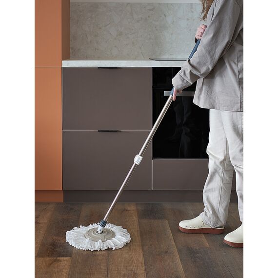 Швабра с ведром и центрифугой Cleanup, 7 л., Smart Solutions, фото , изображение 4