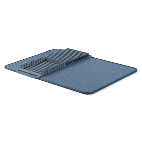 Коврик для сушки посуды Udry, 46х61 см, синий, UMBRA, фото 