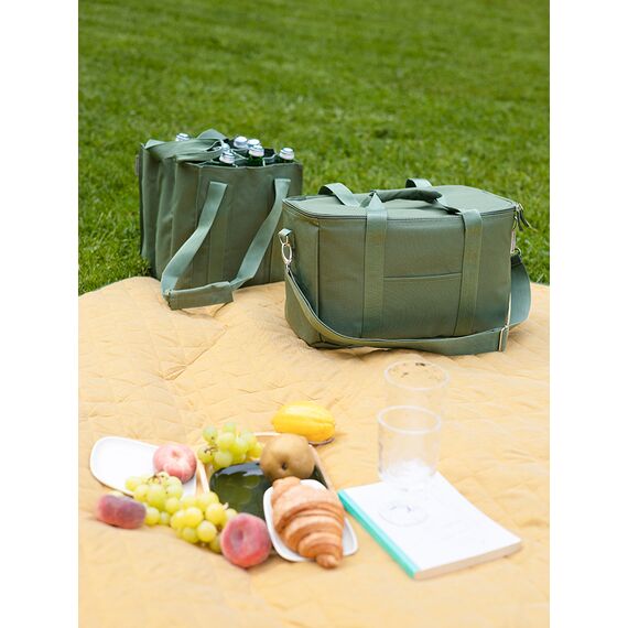 Термосумка для пикника Smart Picnic, L, темно-зеленая, Smart Solutions, фото , изображение 13