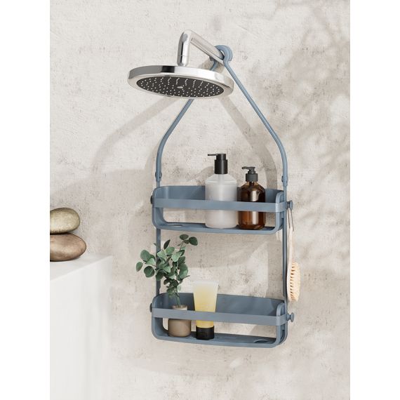 Органайзер для душа Flex, синий, UMBRA, фото , изображение 4