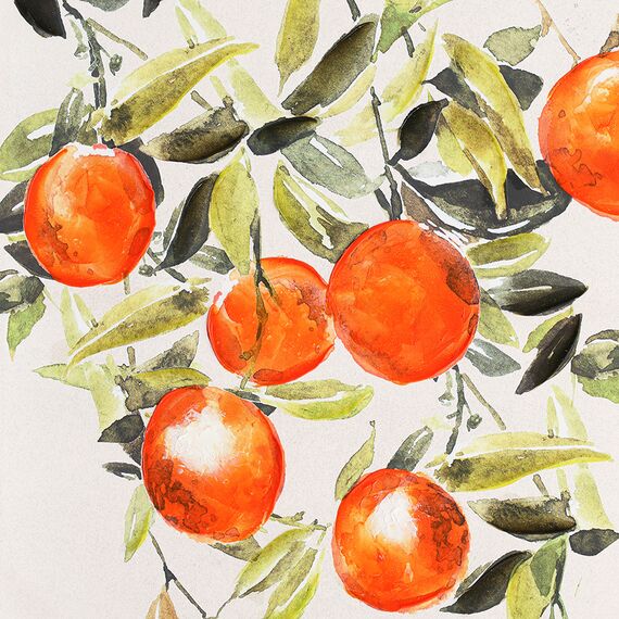 Панно декоративное Juicy orange, 70х100 см, Bergenson Bjorn, фото , изображение 9