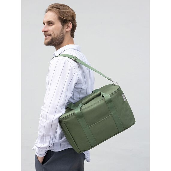 Термосумка для пикника Smart Picnic, L, темно-зеленая, Smart Solutions, фото , изображение 5