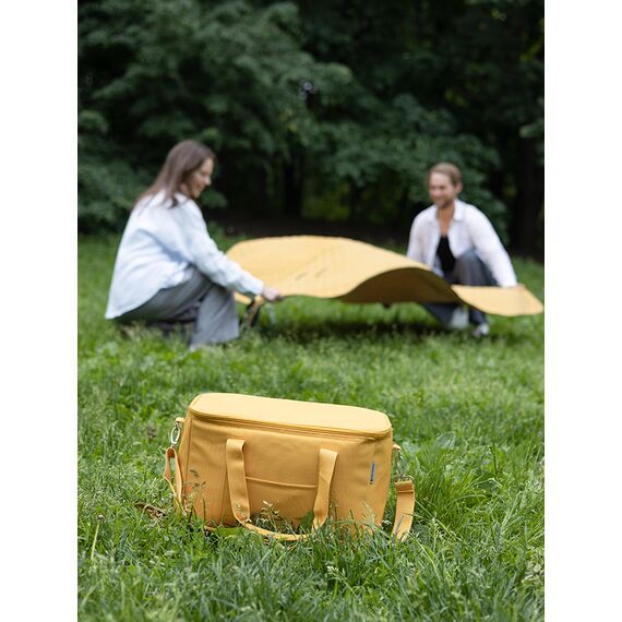 Плед для пикника и отдыха на пляже Smart Picnic, горчичный, Smart Solutions, фото , изображение 13