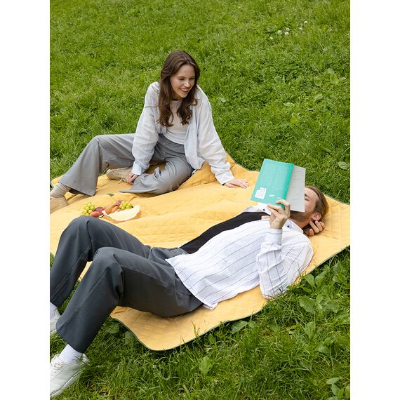 Плед для пикника и отдыха на пляже Smart Picnic, горчичный, Smart Solutions, фото , изображение 20