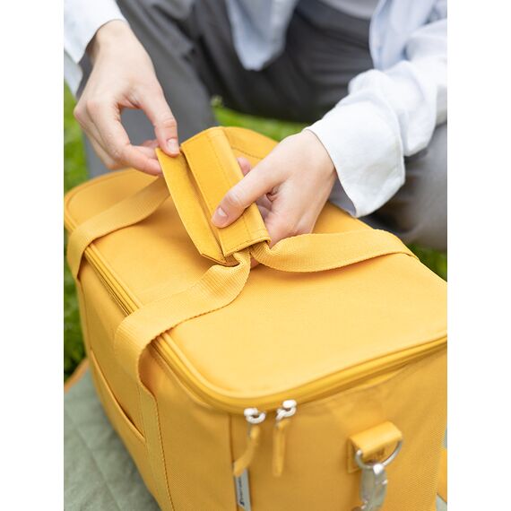 Термосумка для пикника Smart Picnic, L, горчичная, Smart Solutions, фото , изображение 7