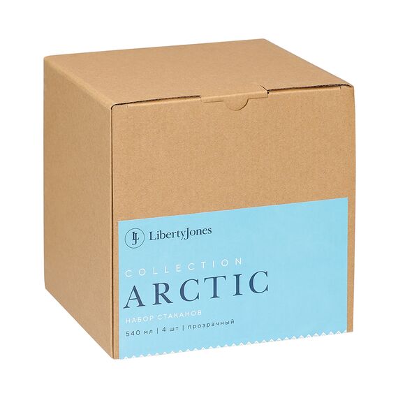 Набор стаканов из акрила Arctic, 540 мл, прозрачный, 4 шт., Liberty Jones, фото , изображение 3