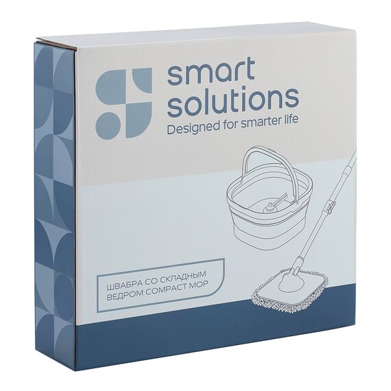 Швабра со складным ведром Compact Mop, Smart Solutions, фото , изображение 3